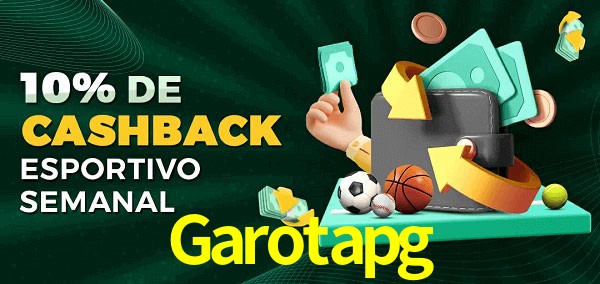 10% de bônus de cashback na Garotapg